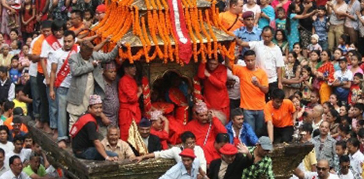 भक्तपुरको एकान्त कुमारी जात्रा सम्पन्न 